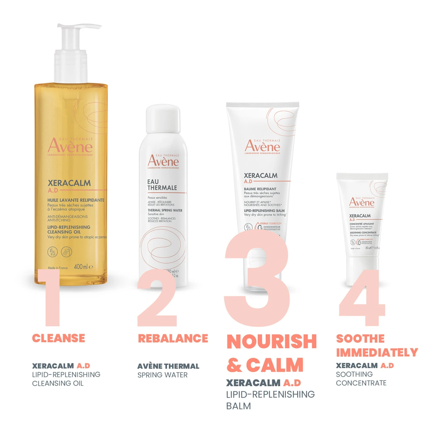 Avène XeraCalm A.D. Lipid-Replenishing Balm Moisturiser For Dry, Itchy Skin 200ml 6 Avène XeraCalm A.D. Lipid-Replenishing Balm Moisturiser For Dry, Itchy Skin 200ml - Image 4