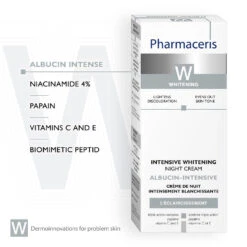 Pharmaceris W - Albucin-Intensive Intensive Skin Lightening Night Cream -Cosmetics Store 5900717147423 ls2