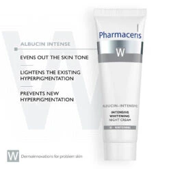 Pharmaceris W - Albucin-Intensive Intensive Skin Lightening Night Cream -Cosmetics Store 5900717147423 ls3