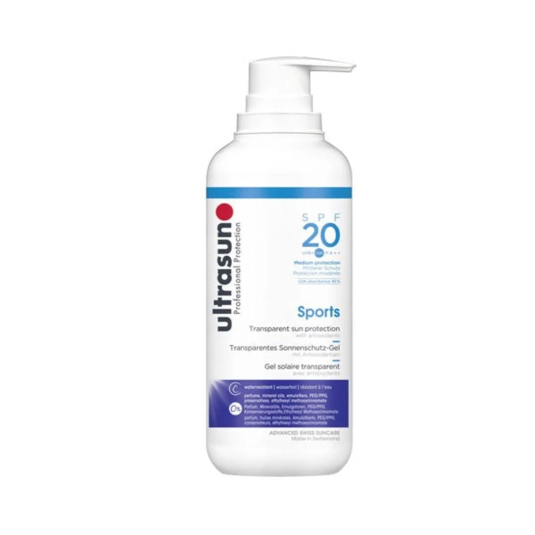 Ultrasun Sports Gel SPF 20 400ml 3 Ultrasun Sports Gel SPF 20 400ml