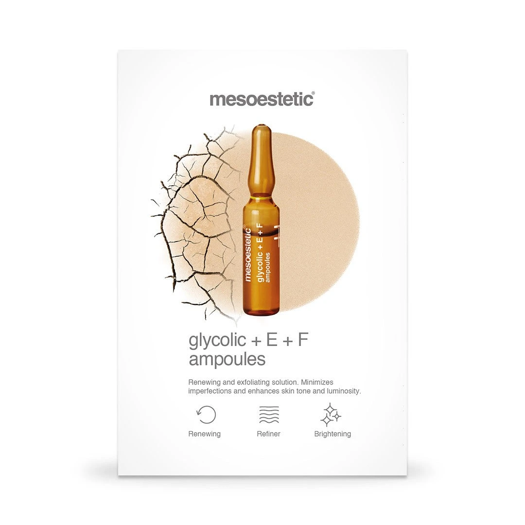 Mesoestetic Glycolic + E + F Ampoules 5 Mesoestetic Glycolic + E + F Ampoules - Image 3