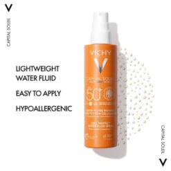 Vichy Capital Soleil Cell Protect Invisible High UVA + UVB Sun Protection Spray SPF50+ For All Skin Types 200ml -Cosmetics Store Capital Soleil Cell Protect Invisible Benefits 3337875810869 940x940 1