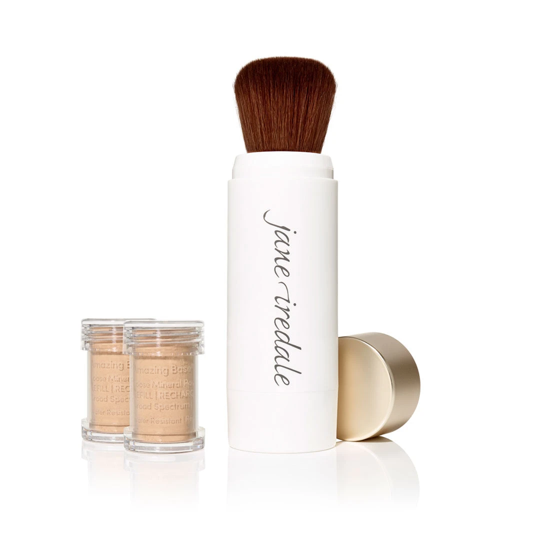 Jane Iredale Amazing Base Refillable Brush + 2 Refills 4 Jane Iredale Amazing Base Refillable Brush + 2 Refills - Image 2