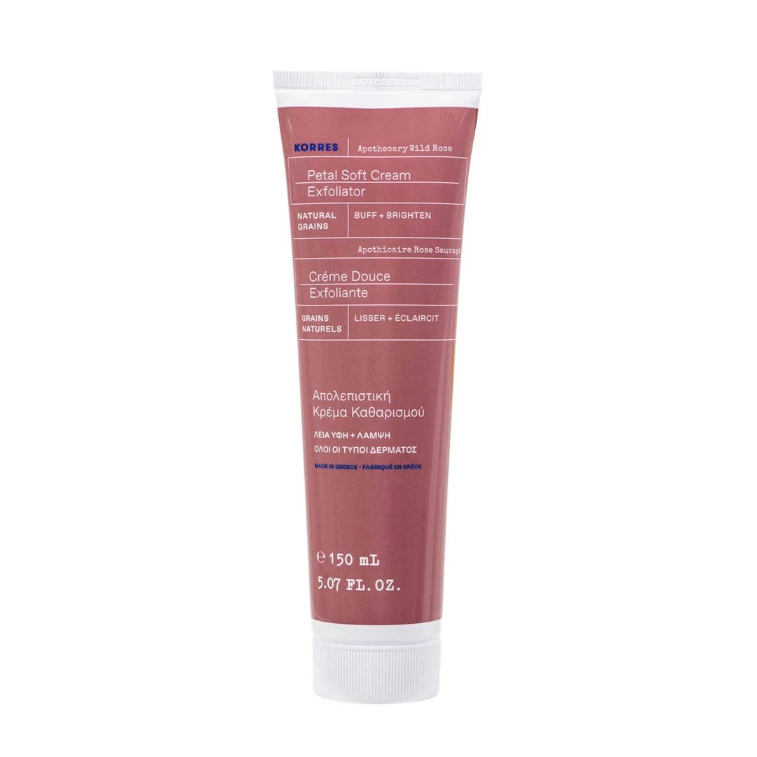 KORRES Apothecary Wild Rose Petal Soft Cream Exfoliator 150ml 3 KORRES Apothecary Wild Rose Petal Soft Cream Exfoliator 150ml