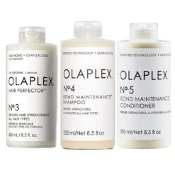 Olaplex No.3 Hair Perfector, No.4 Bond Maintenance Shampoo & No.5 Conditioner Trio 250ml