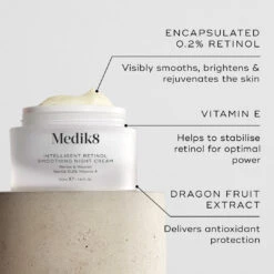 Medik8 Intelligent Retinol Smoothing Night Cream -Cosmetics Store PDP 4 Ingredients