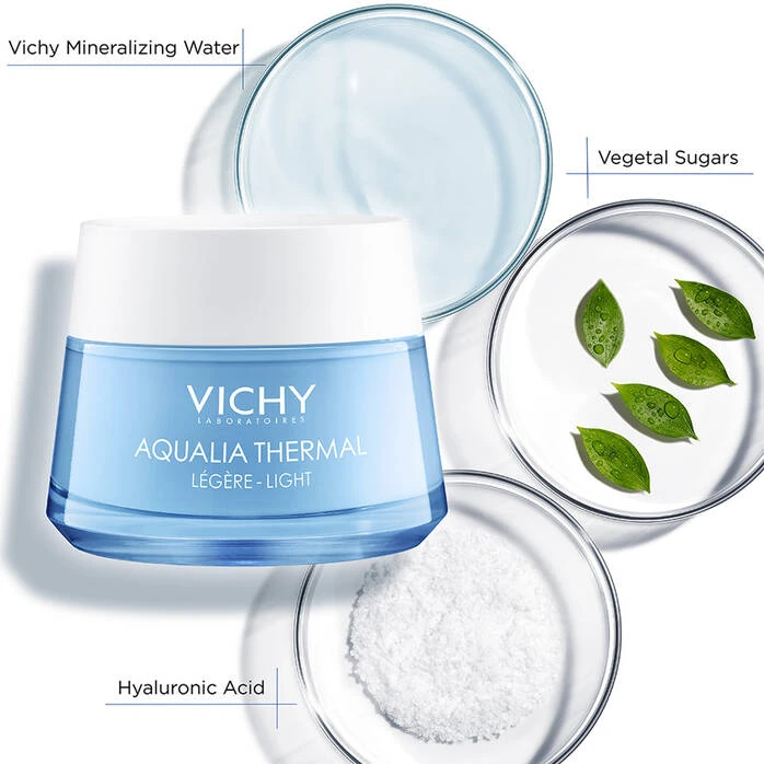 Vichy Aqualia Thermal Light Hydrating Moisturiser 50ml 5 Vichy Aqualia Thermal Light Hydrating Moisturiser 50ml - Image 3