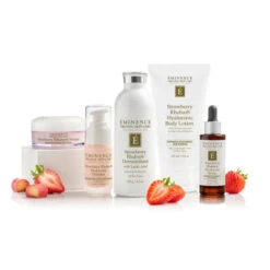 Eminence Organic Strawberry Rhubarb Dermafoliant -Cosmetics Store eminence organics strawberry rhubarb hyaluronic collection 0