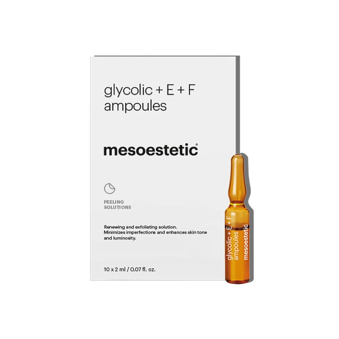 Mesoestetic Glycolic + E + F Ampoules 3 Mesoestetic Glycolic + E + F Ampoules