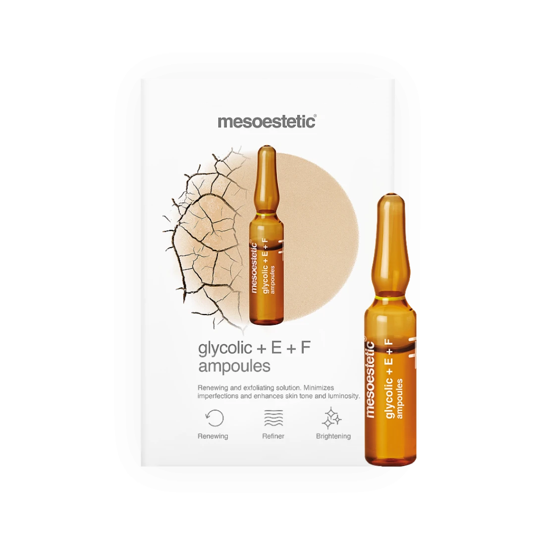Mesoestetic Glycolic + E + F Ampoules 4 Mesoestetic Glycolic + E + F Ampoules - Image 2