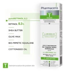 Pharmaceris T - Pure Retinol 0.3 Anti-Acne Retinol Night Cream 8 Pharmaceris T - Pure Retinol 0.3 Anti-Acne Retinol Night Cream -Cosmetics Store t pure 0 3 anti acne retinol night cream for adult acne 40ml p21852 95964 image