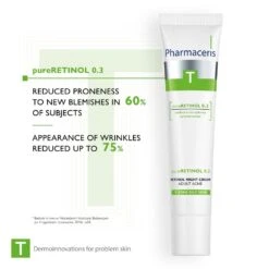 Pharmaceris T - Pure Retinol 0.3 Anti-Acne Retinol Night Cream 9 Pharmaceris T - Pure Retinol 0.3 Anti-Acne Retinol Night Cream -Cosmetics Store t pure 0 3 anti acne retinol night cream for adult acne 40ml p21852 95965 image